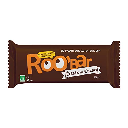 Roo'bar Barre Énergétique Eclats de Cacao Bio 30 g Cover