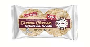Little Debbie Cream Cheese Streusel Cakes, 4 oz Single Serve, 1 Caddy 6 vending packs