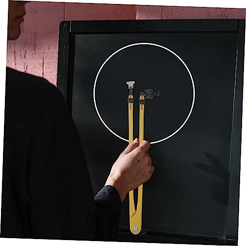 NUOBESTY 1Pc Bússola Ferramenta De Ensino Ferramentas De Couro Lápis De Metal Plástico Placas Branca