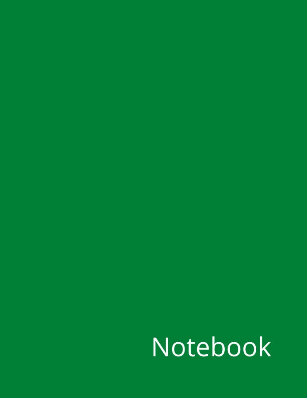 Notebook: Blank/Plain Notebook - Large - Softcover