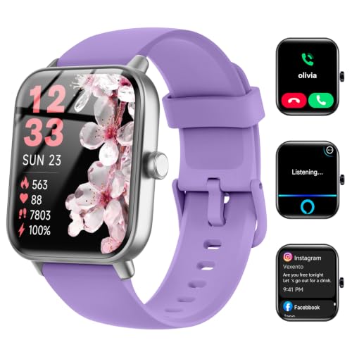Quican Smart Watches for Women, Compatible for iPhone and Android Phones
