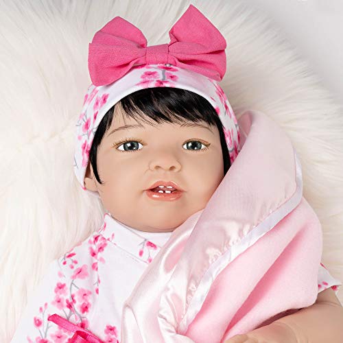 Paradise Galleries Asian Reborn Toddler Doll - Hanami, 21 Inch Girl Made In Softtouch Vinyl, 7-Piece Reborn Doll Gift Set #TOP6