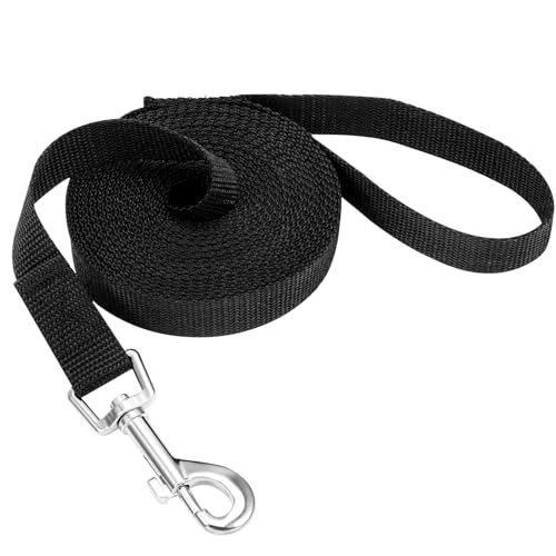 Partideal Schleppleine für Hunde, 5m Trainingsleine mit Handschlaufe und D-Karabiner, wasserdichte Ausbildungsleine für Mittlere und Kleine