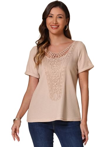 T-shirt d'été décontracté femme mode casual à manches courtes pour look tendance