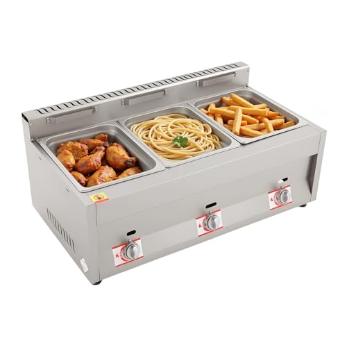 3-Pan Propane/NG Food Warmer
