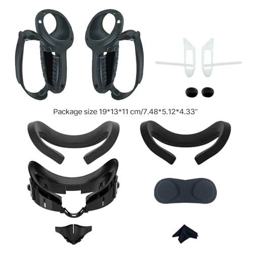 Funda de silicona para Quest 3 con protector de batería que evita caídas 6