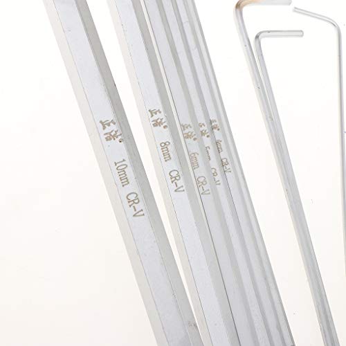 kowaku 9 PCS Conjunto de Chaves Allen Longas com Ponta Esférica Chaves Hexagonais Métricas T10-T50 1