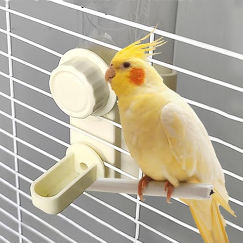 Automatic Hanging Bird Water Bottle - No Drip Cage Mounted Waters Feeder for Parakeets, Cockatiels, Budgies, Lovebirds, Finches, Canaries, Parrots (Bird Cage Accessories Travel Essential) - Image 6