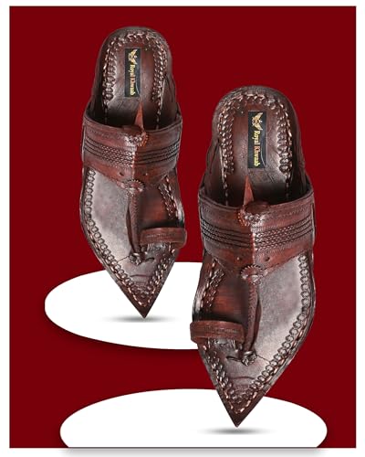Image of Kolhapuri Chappal for Men| Kolhapuri Slippers for Men| kolapuri chapal Men| Leather Slippers for Men| Leather Chappal for Men-CS-AB-Parent A13