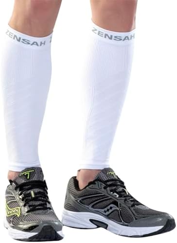 Zensah Running Leg Compression Sleeves – Shin Splint, Calf Compression Sleeve Men and Women Zensah Running Leg Compression Sleeves – Shin Splint, Calf Compression Sleeve Men and Women