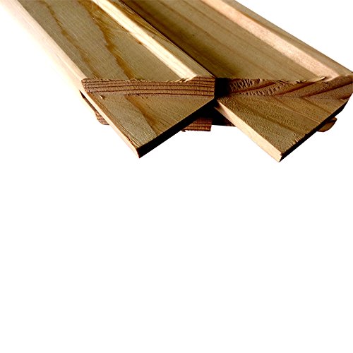 Barra de estiramiento de lienzo jumbo con perfil grueso de madera para bastidores