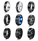 ring mit drehbarem innenteil 💫SPINNER DESIGN💫 Spinnerringe bringen Sie durch Stress und helfen, Angstzustände abzubauen und Ihre Stimmung zu verbessern.Perfekt für alle, die nach einer nicht ablenkenden Möglichkeit suchen, schlechte Angewohnheiten umzuleiten oder zappelige Energie herauszuholen, wenn Sie es sonst nicht können. Machen Sie attraktiv und einzigartig, geeignete Ringe für Männer unterschiedlichen Alters.