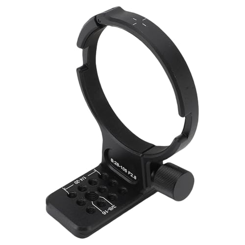 Collar de soporte para trípode de objetivo de aluminio con zapata integrada 4