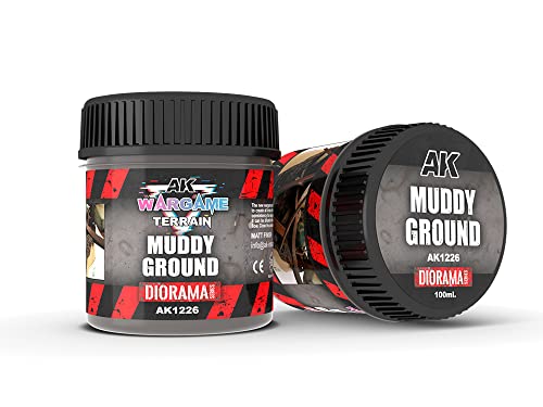 AK Interactive - Muddy Ground Wargame Terrain 100ml - AK1226