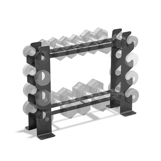 Marcy Compact Dumbbell Rack Free Weight Stand for Home Gym DBR-56