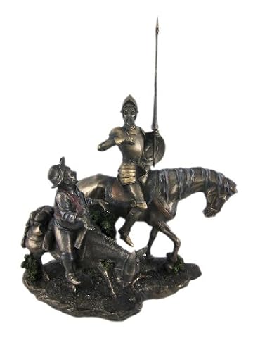 StealStreet Figurka Don Kichota i Sancho Panza na koniach 33,75 cm