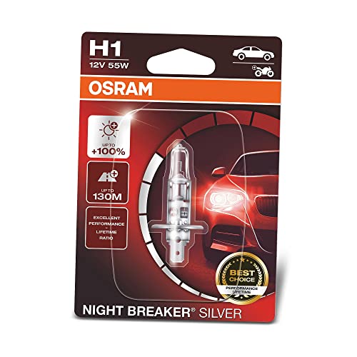 Osram Night Breaker Silver Halogen Birne - H1 - 12V/55W - Pro Stück