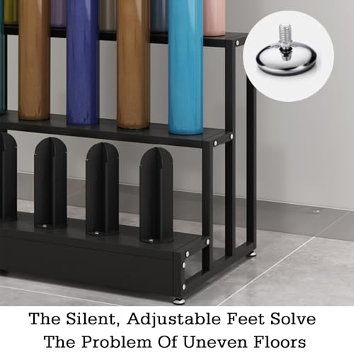 Support de rangement pour rouleaux réglable anti-encombrement - 7