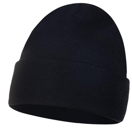 ANDER Winter Mütze Damen Merinowolle 100% - Warme Beanie Damen - Merino Wintermütze in Universelle Größe - Bequeme und Angenehm Anzufassen - Größe 58