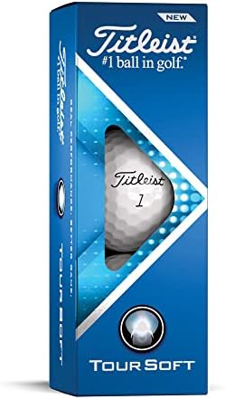 TITLEIST Tour Soft Golf Ball, White, One Size