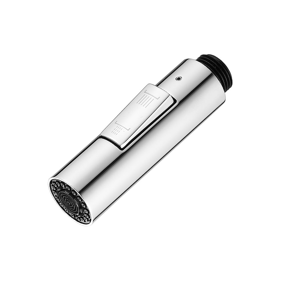 Haiba 2 Function Kitchen Tap Spray Head Replacement Part, Pull Out Settings Shower Head for Kitchen Bathroom Mixer Faucet, Universal G1/2inch, Chrome