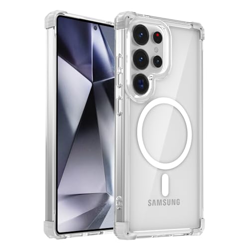 Funda transparente Samsung S25 Ultra para carga inalámbrica en viajes y oficina