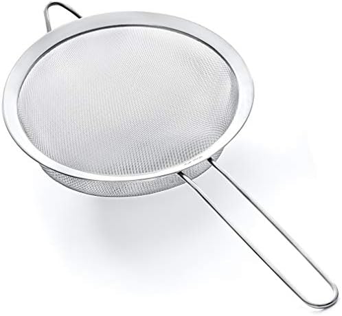 Proto Future sitko o drobnych oczkach, 24 cm, ze stali nierdzewnej 304, duże sitko kuchenne, nadaje się do mycia w zmywarce