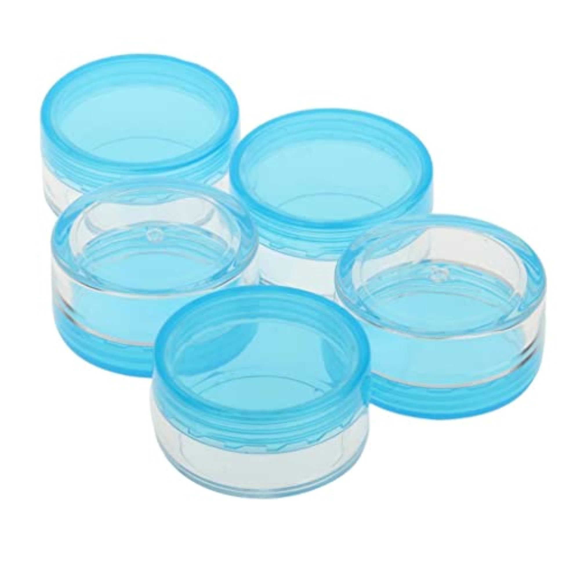 5pcs 10g Cosmetic Empty Jars, Blue