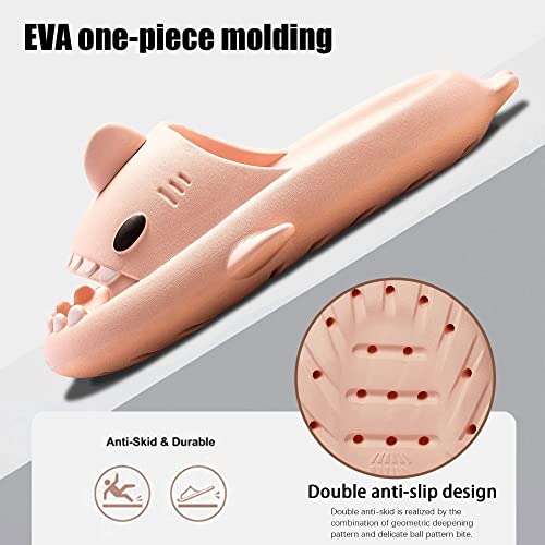 Shark Slippers Shark Slides Shark Style Anti-Slip Open-Toed Slippers Casual Beach Foam Shoes for Women and Men3