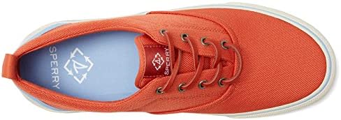 Sperry Men's Striper II CVO SEACYCLED Sneaker, RED Nylon, 8.5 | Image 1