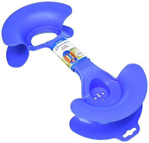 Electraline 94017 Enrouleurs de Câble, Support Portable pour Extension de Bobine et Câbles Bleus