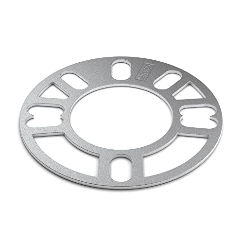 White Knight 600-2 Aluminum 4 and 5-Lug Wheel Spacer, 3mm (Pack of 2)
