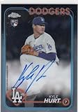 Baseball Trading Card 2024 Topps Chrome Rookie Autograph #RA-KHU Kyle Hurt EX/NM RC Rookie Auto Dodgers