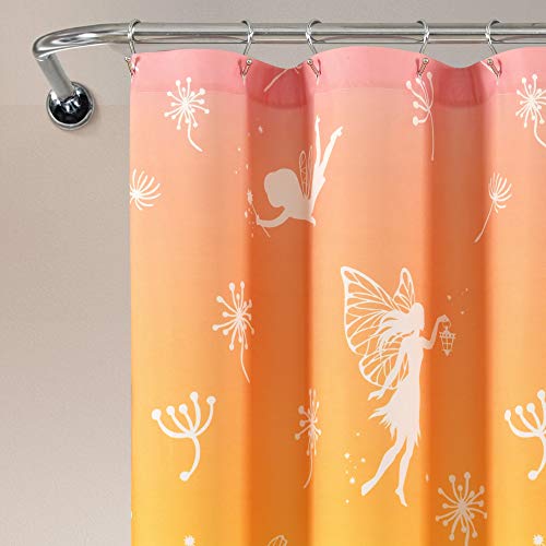 Rideau de douche pissenlit polyester pour salle de bain zen - 3
