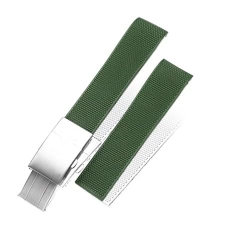 [���[�Q���ł�] Rubber Silicone Watch Strap Watchband Compatible With Longines Strap Compatible With Conquest HydroConquest L3.742 782 