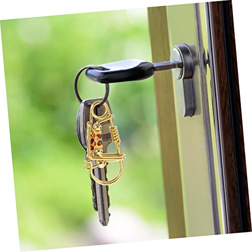 Porte-clés avec accroche de voiture robuste pack de 4 attache rapide - 2