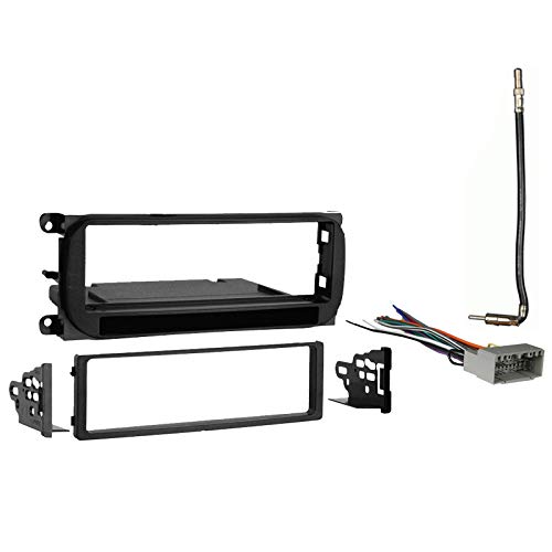 Harmony Audio Compatible with Dodge Ram Pickup 1500 2002 2003 2004 2005 Single DIN Stereo Harness Radio Install Dash Kit