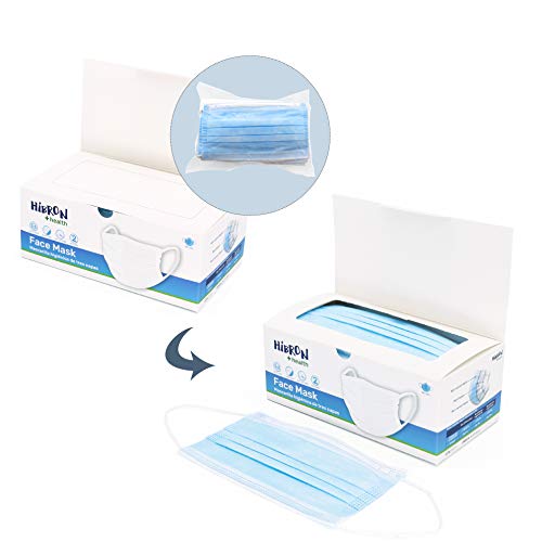 HIBRON 100 blaue Einwegmasken zugelassen nach CWA 17553: 2020 mit Testmethode BFE: EN14683: 2019 in Spanien, BFE> 99%