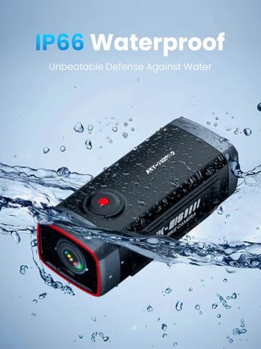 Image of AKEEYO-710Pro EIS Bike Camera, 4K28FPS 20MP WiFi Action Camera with IP66 Ultra HD Waterproof Camera, 142 Wide Angle View with 64GB Card, Upgrade Anti-Shake Function with Night Vision,G-Sensor,GPS