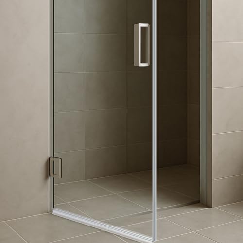 Maasechs 6 Pcs Shower Door Bottom Seal Strip Shower Sweep 5 Packs 16.5 Inch Frameless Seal for 1/4" Glass Door and 1 Pack 78.7 Inch Long Ultra Clear Side Strip, Stop Showers Leaks by Maasechs - Image 7