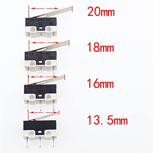 Micro interrupteur 3 broches en alliage argenté 1A pour électronique de précision