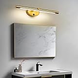 Applique da parete facile da installare: questa lampada da bagno presenta un design minimalista e un processo di installazione rapido. Basta collegare i fili e montarlo alla parete. Gli accessori di installazione e le istruzioni dettagliate sono inclusi, che lo rendono senza problemi ed eliminando passaggi complicati. Perfetto per migliorare l'atmosfera del tuo bagno con stile e semplicità.