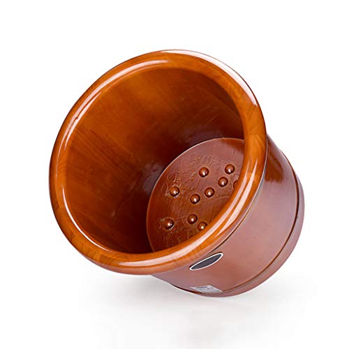 Spa para pies de madera de roble Katzowen 41x31x35 cm miniatura 2