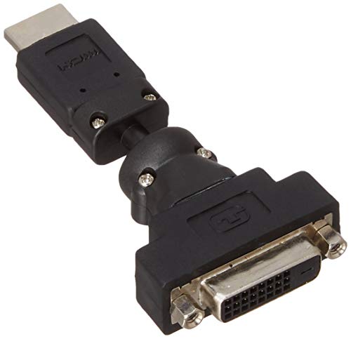 Adaptateur HDMI vers DVI-D C2G 40932 pivotant pour brancher un écran plat contre un mur
