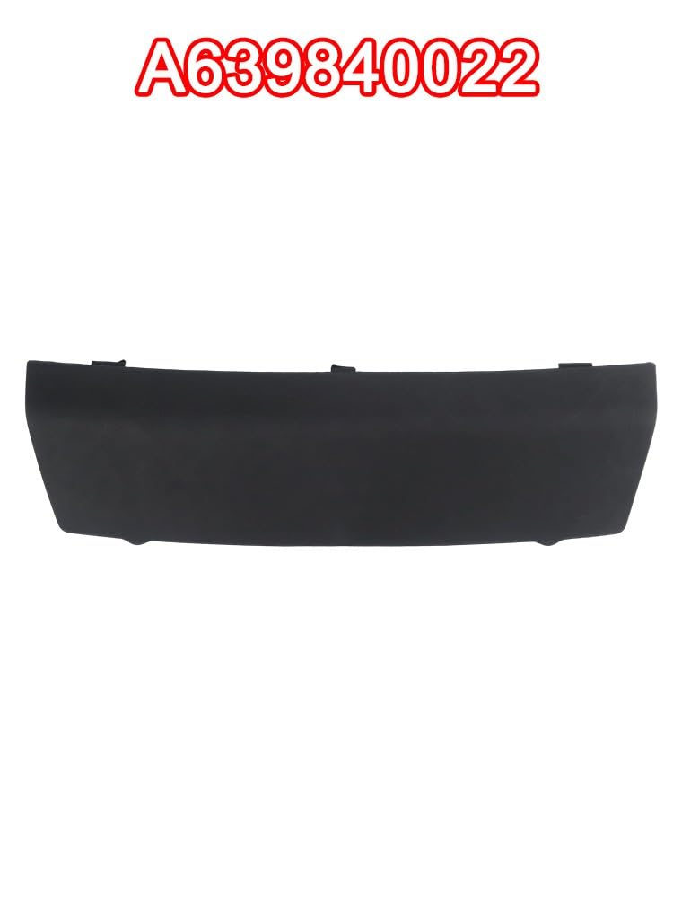 Cubierta de panel de filtro de aire inferior para parabrisas Vito W639 A639840022, cubierta de filtro de CA de plástico negro, 1 pieza