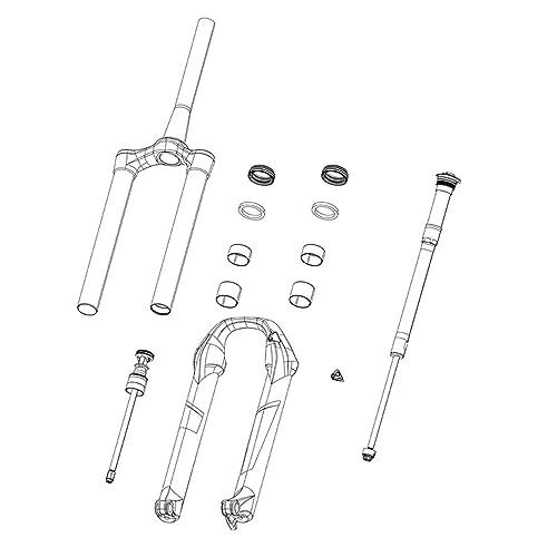 RockShox Domain B1 Air Shaft 180mm, 11.4018.111.018