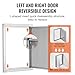 VEVOR BBQ Access Door, 17W x 24H Inch Single Outdoor Kitchen, Stainless Steel Flush Mount, Wall Vertical with Handle, for BBQ Island, Grilling Station, Outside Cabinet