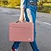 TECOOL 15,6 Zoll Laptoptasche Hülle Tasche für 15-15,6'' Lenovo Thinkpad Ideapad HP Dell Acer ASUS Samsung Chromebook Laptop Wasserdicht Notebooktasche Stoßfestes Schutzhülle,Rosa