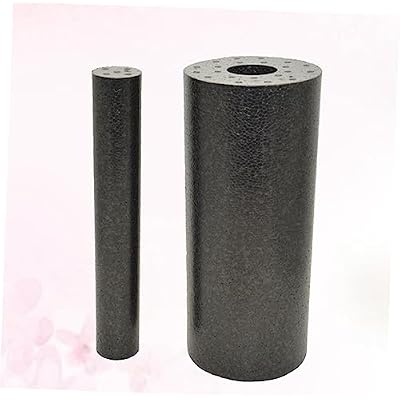 LIOOBO 2pcs Yoga Column Massage Shafts Solid Roller Wheel for Relaxation Fitness Yoga