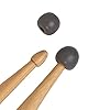 Vic FIrth - Universal Drumstick Practice Tips - 2 Pairs per Bag - Grey #2